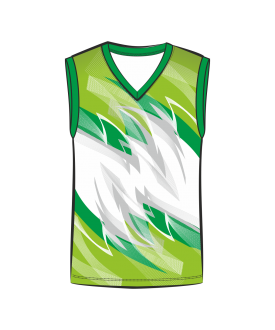 Майка 207 мужская без рукавов расцветка4 зеленая